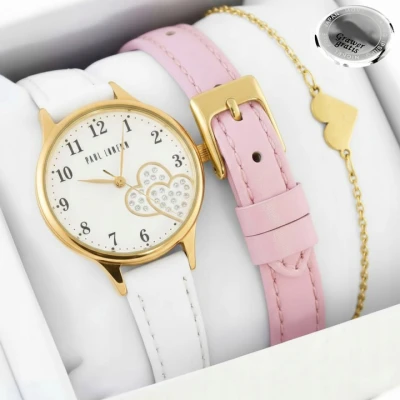 Zestaw dziecięcy zegarek Paul Lorens MILA 3E2 - komunia + bransoletka